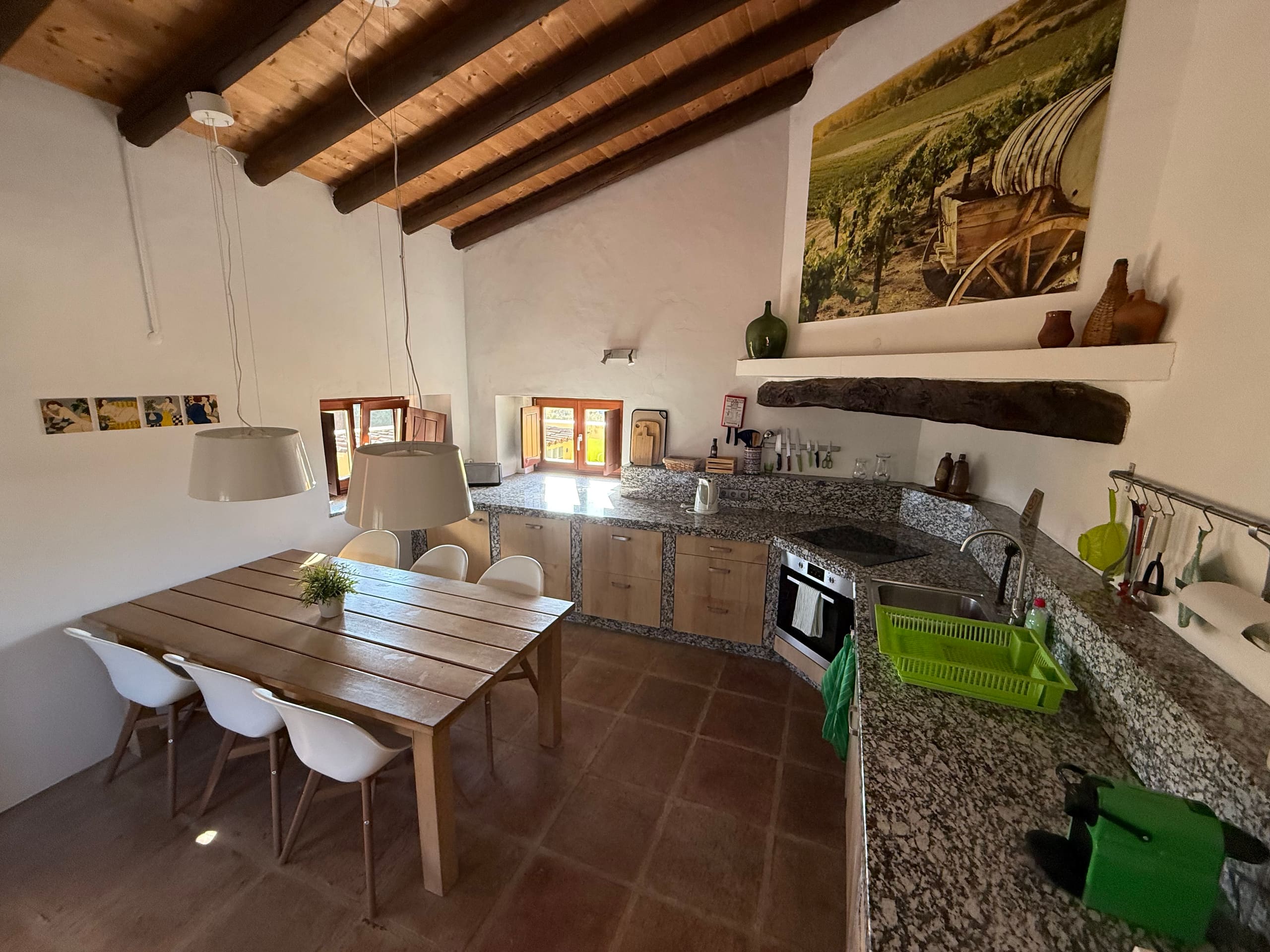Küche der Ferienwohnung Casa Grande.